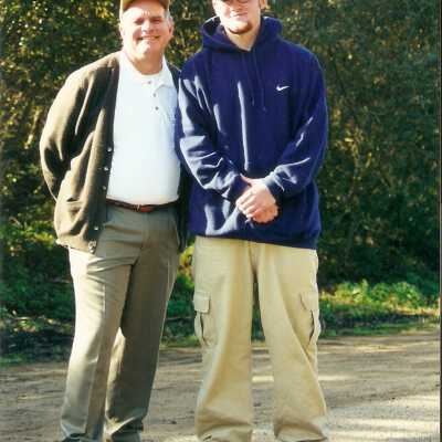 Center for land management staff photos 12/2000. Ed Griggs and David Friesen.