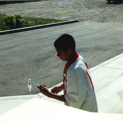 First Junior Docent Training May 2001; 4" x 6" color photograph