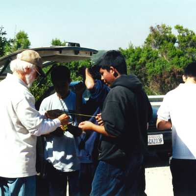 First Junior Docent Training May 2001; 4" x 6" color photograph