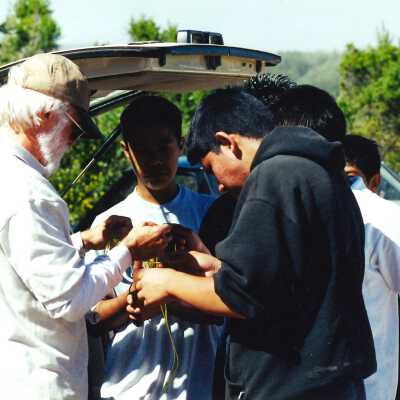 First Junior Docent Training May 2001; 4" x 6" color photograph