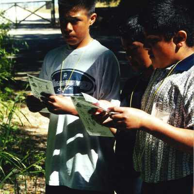First Junior Docent Training May 2001; 4" x 6" color photograph