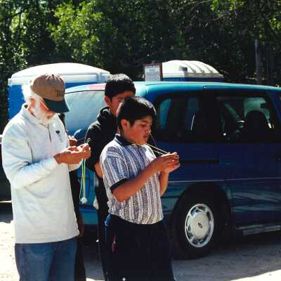 First Junior Docent Training May 2001; 4" x 6" color photograph
