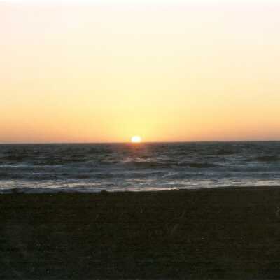 Sunset Near Mussel Rock Undated Photograph
