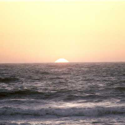 Sunset From Mussel Rock Area Undated Photograph