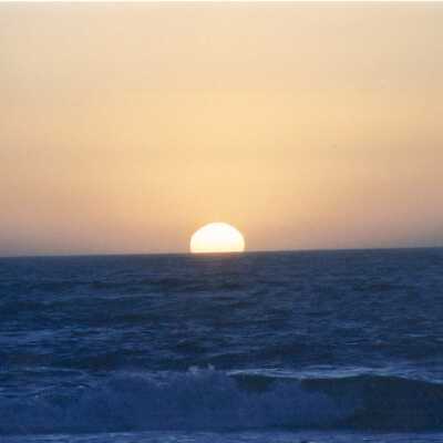 Sunset From Mussel Rock Area Undated Photograph