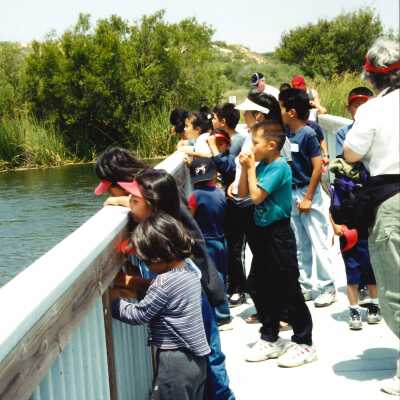West Newlove Elementary School Field Trip to the Dunes Center and Oso Flaco Lake May 2001; 4" x 6" color photograph