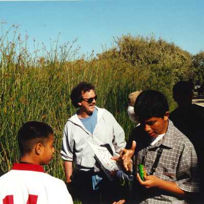 First Junior Docent Training May 2001; 4" x 6" color photograph