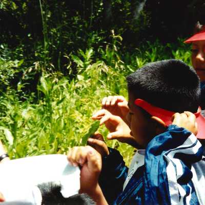 West Newlove Elementary School Field Trip to the Dunes Center and Oso Flaco Lake May 2001; 4" x 6" color photograph