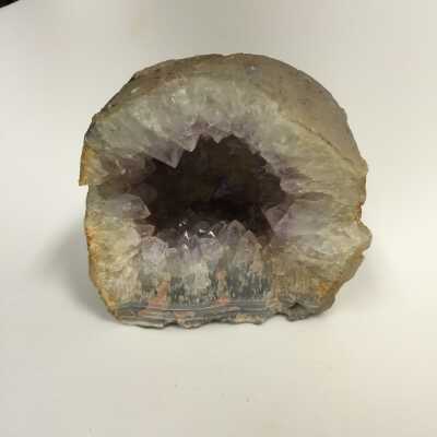Purple and White Crystal, Half of the Piece