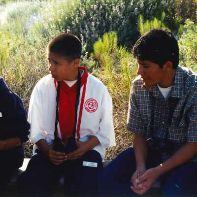 First Junior Docent Training May 2001; 4" x 6" color photograph
