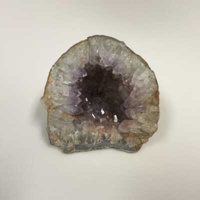 Purple and White Crystal, Half of the Piece
