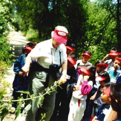 West Newlove Elementary School Field Trip to the Dunes Center and Oso Flaco Lake May 2001; 4" x 6" color photograph