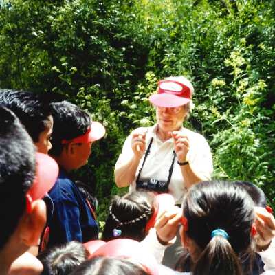 West Newlove Elementary School Field Trip to the Dunes Center and Oso Flaco Lake May 2001; 4" x 6" color photograph