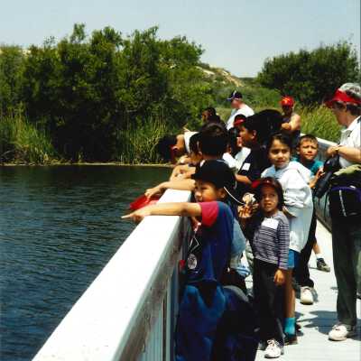 West Newlove Elementary School Field Trip to the Dunes Center and Oso Flaco Lake May 2001; 4" x 6" color photograph