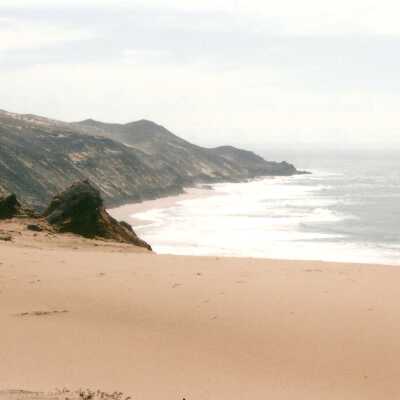Looking South from Mussel Rock; Paradise Beach and Point Sal Undated Photograph