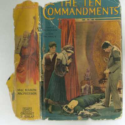 Book entitled: The Ten Commandments by Henry MacMa