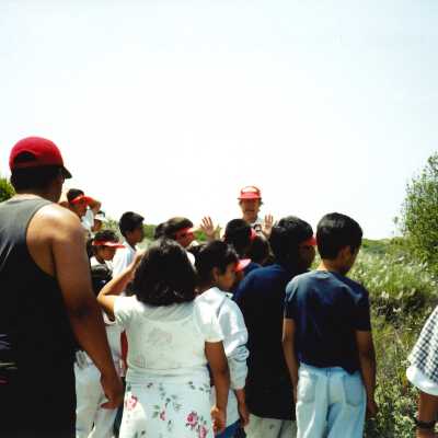 West Newlove Elementary School Field Trip to the Dunes Center and Oso Flaco Lake May 2001; 4" x 6" color photograph