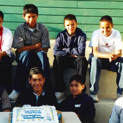 First Junior Docent Graduates June 2001; 4" x 6" color photograph
