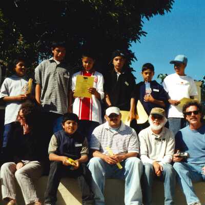 First Junior Docent Graduates June 2001; 4" x 6" color photograph