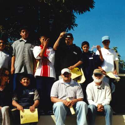 First Junior Docent Graduates June 2001; 4" x 6" color photograph