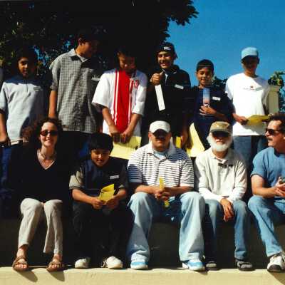 First Junior Docent Graduates June 2001; 4" x 6" color photograph