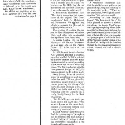 1990. - The Hollywood Reporter article November 14