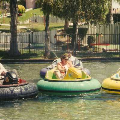 Dunes Center Staff Retreat at Camelot park, Santa Maria. Ed Griggs, Gillian Andrews, Jessica.
