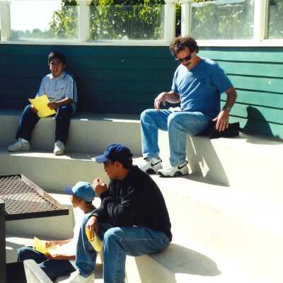 First Junior Docent Graduates June 2001; 4" x 6" color photograph