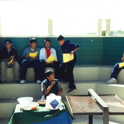 First Junior Docent Graduates June 2001; 4" x 6" color photograph