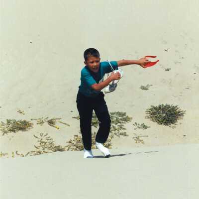 West Newlove Elementary School Field Trip to the Dunes Center and Oso Flaco Lake May 2001; 4" x 6" color photograph