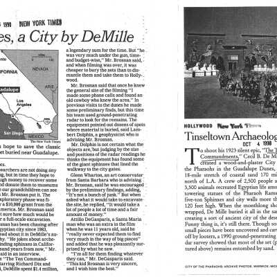 1990 and Octo - New York Times articles November 26