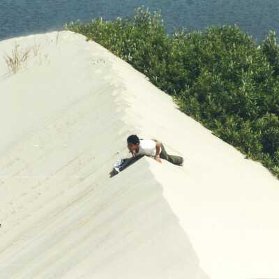 West Newlove Elementary School Field Trip to the Dunes Center and Oso Flaco Lake May 2001; 4" x 6" color photograph