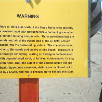 Unocal Sign on Entrance Gate on Main Street