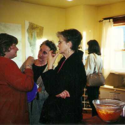 Nancy Robins by R - Karen Wood Retirement Party March 2001; Karen Wood