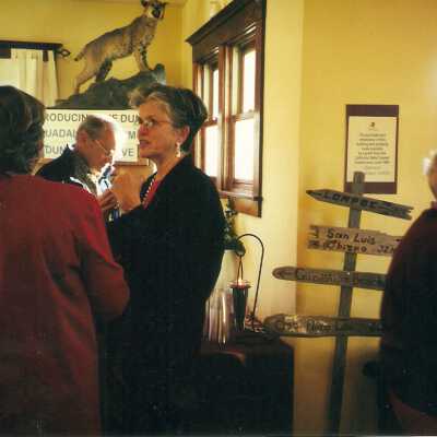 Stan Reichenberg, Florence Matthews by R - Karen Wood Retirement Party March 2001; Karen Wood