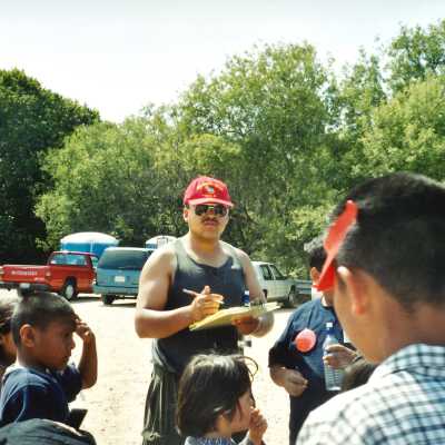 West Newlove Elementary School Field Trip to the Dunes Center and Oso Flaco Lake May 2001; 4" x 6" color photograph