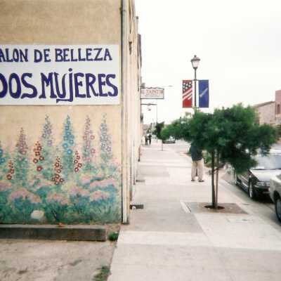 Undated 4" x 6" color photograph of Downtown Guadalupe