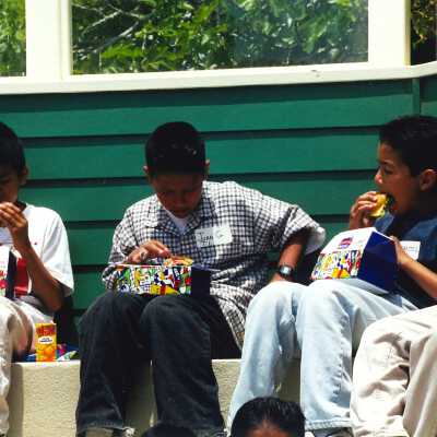 West Newlove Elementary School Field Trip to the Dunes Center and Oso Flaco Lake May 2001; 4" x 6" color photograph