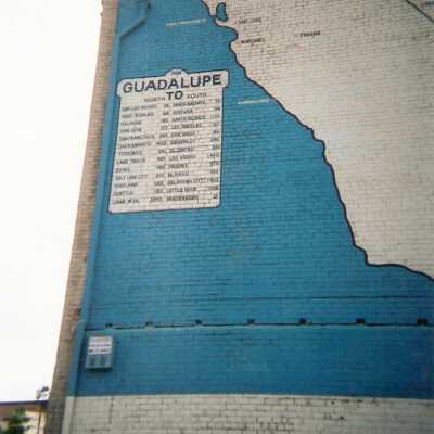 Undated 4" x 6" color photograph of Downtown Guadalupe