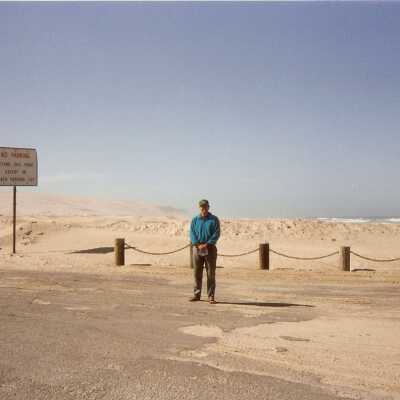Guadalupe Dunes Preserve aka Rancho Guadalupe Beach County Park, "Guadalupe Beach Parking Lot and Kiosk Attendant"