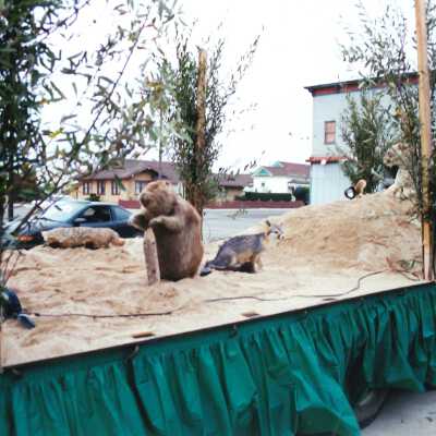 Guadalupe Christmas Parade Float 2000 4" x 6" color photograph