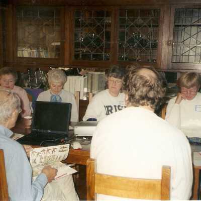 Volunteer training spring 2002.