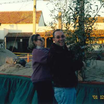 Guadalupe Christmas Parade Float, Gillian Andrews and Chris Barr