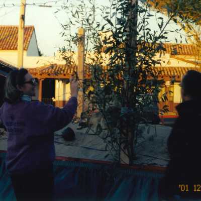 Guadalupe Christmas Parade, Gillian Andrews and Chris Barr