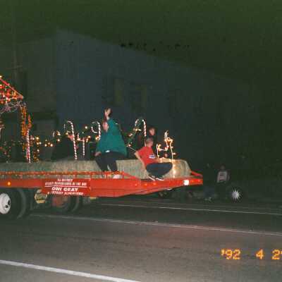 Guadalupe Christmas Parade 4" x 6" color photograph