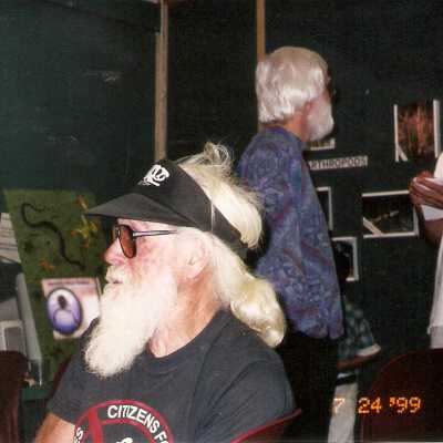 Premier of reptile C.D. 7/1999. Bill Denneen (black visor)