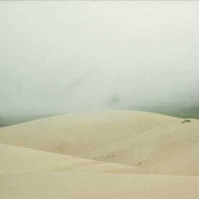 11.5" x 4" panoramic undated photograph of Oso Flaco Lake area