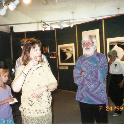 Premier of reptile C.D. 7/1999. Front: Barbara Neuman, Tom Neuman, Richie LeRoy Back: daughter & Steve Carr and Shirley Boydstien