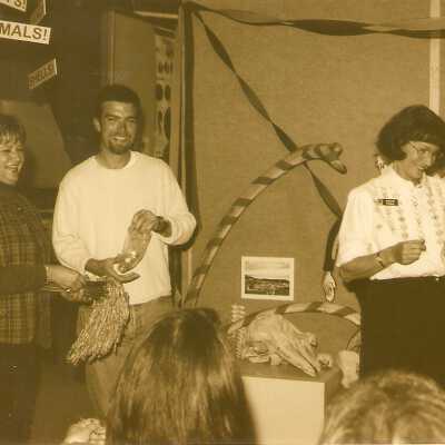 Richie LeRoy, Marilyn Steele - Volunteer Appreciation Party at Dunes Discovery Center July 2000; Karen Wood