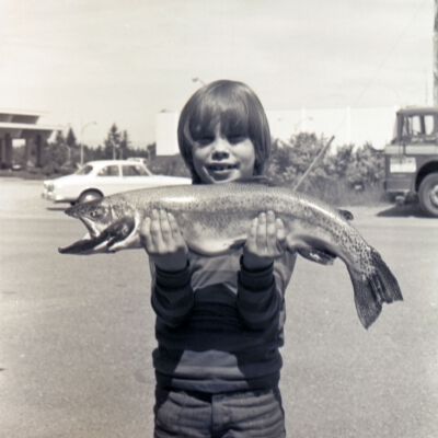 Boy with Fish, 1976